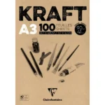 Clairefontaine kraftpappersblock, Kraft